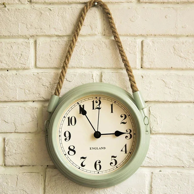 Horloge Suspendue Style Marin Vintage