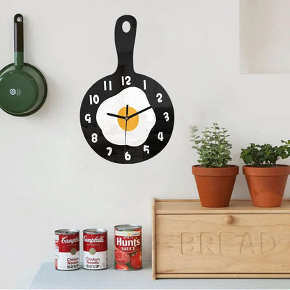 Horloge Murale Design Oeuf Sur le Plat