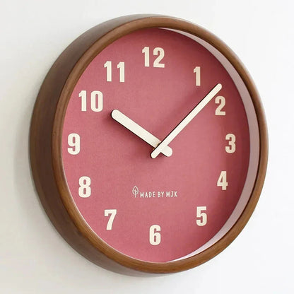 Horloge Murale Bois Massif Style Japonais