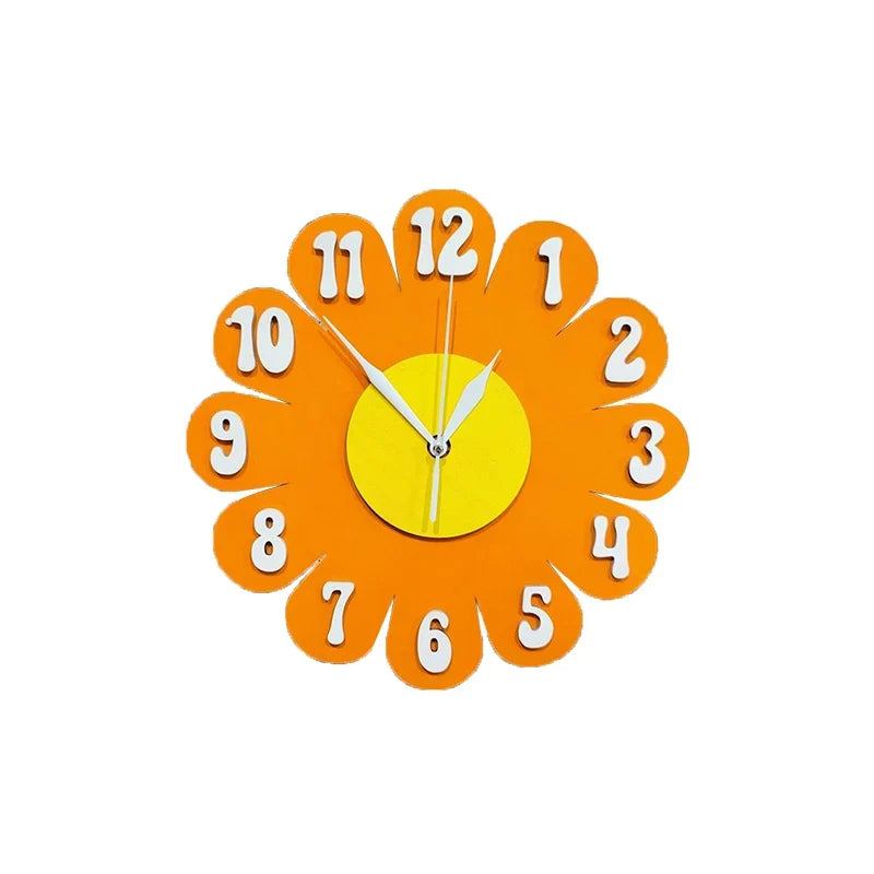 Horloge Murale Fleur