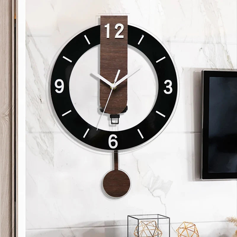 Horloge Pendule Ancienne à Balancier Style Européen Rétro