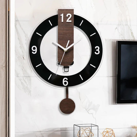 Horloge Pendule Ancienne à Balancier Style Européen Rétro