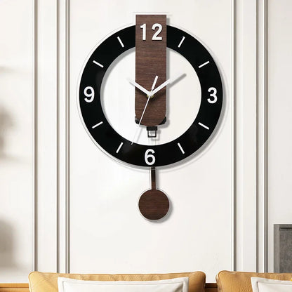 Horloge Pendule Ancienne à Balancier Style Européen Rétro