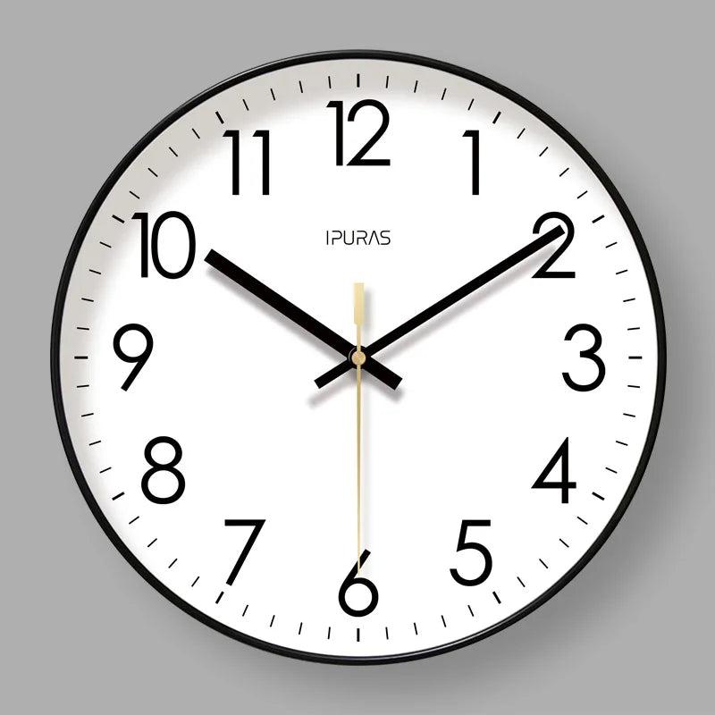 Horloge Murale Silencieuse Design Moderne Quartz