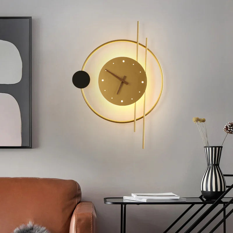 Horloge Murale Design Géométrique Style Nordique