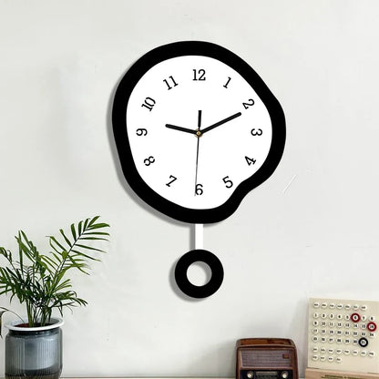 Horloge Pendule Design Créatif Abstrait