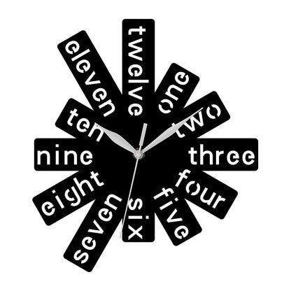 Horloge Murale Originale Rectangles