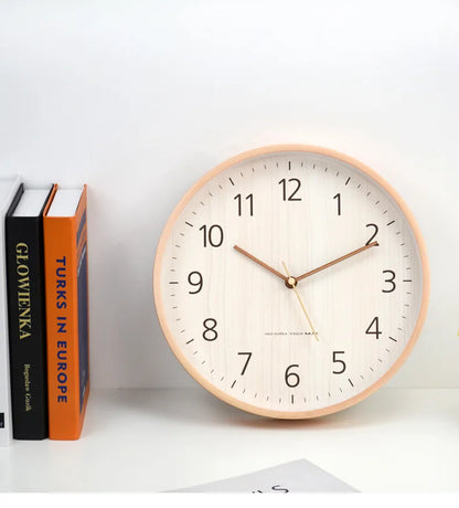 Horloge Murale Moderne Bois Épuré