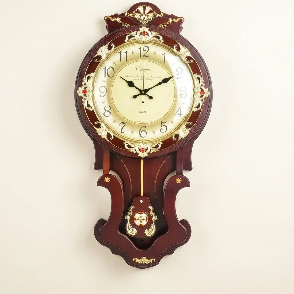 Horloge Pendule Bois Antique