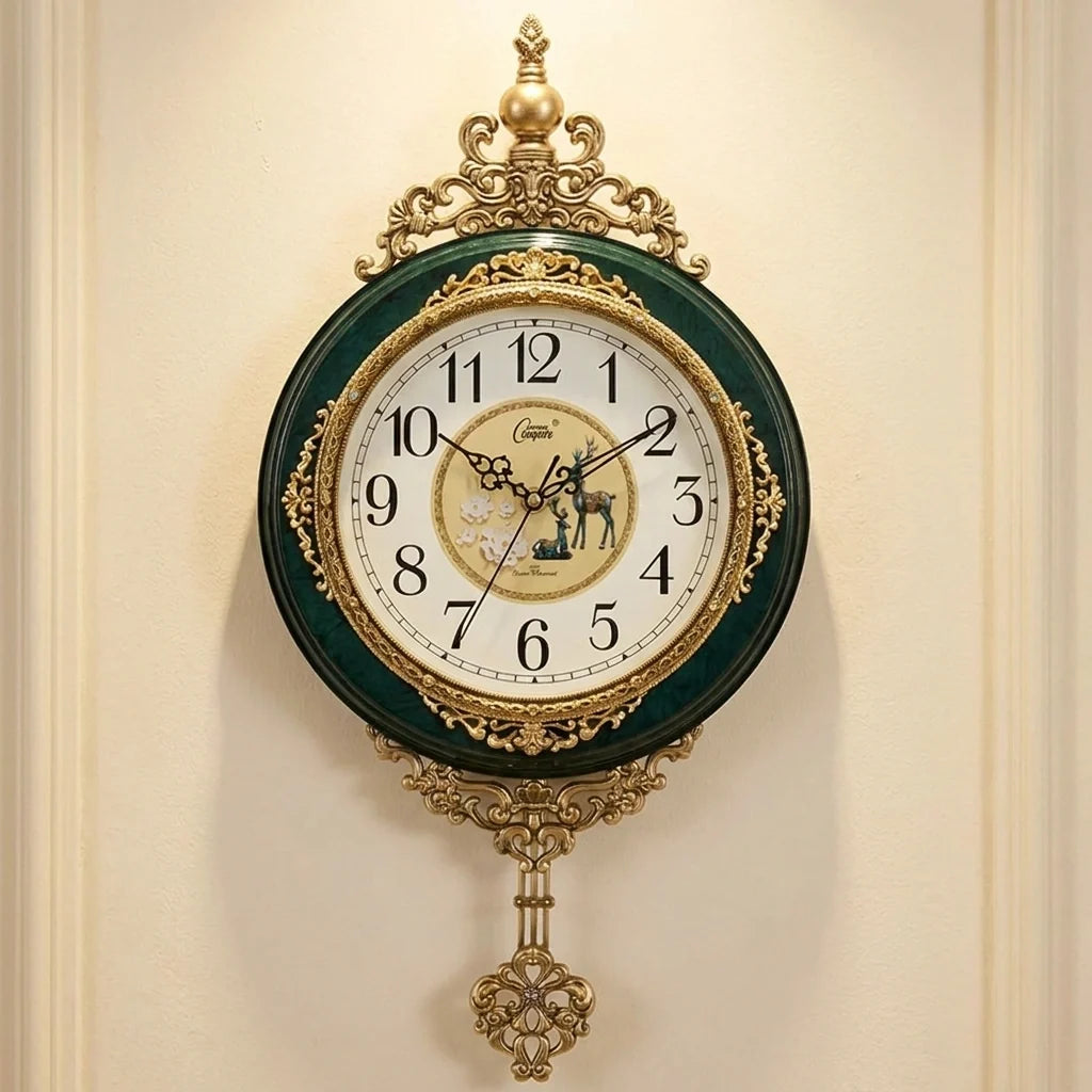 Horloge Rétro Style Européen Ancien