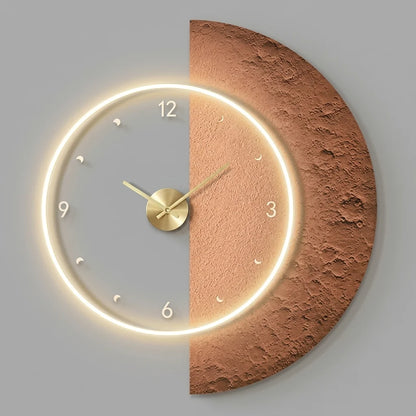 Horloge Décoration Murale Elégante et Lumineuse
