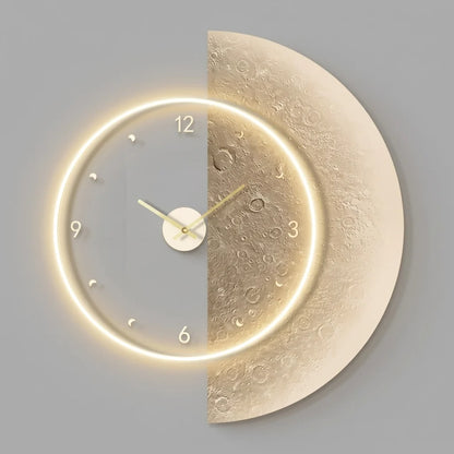 Horloge Décoration Murale Elégante et Lumineuse