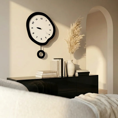 Horloge Murale Design Japonais Blanc