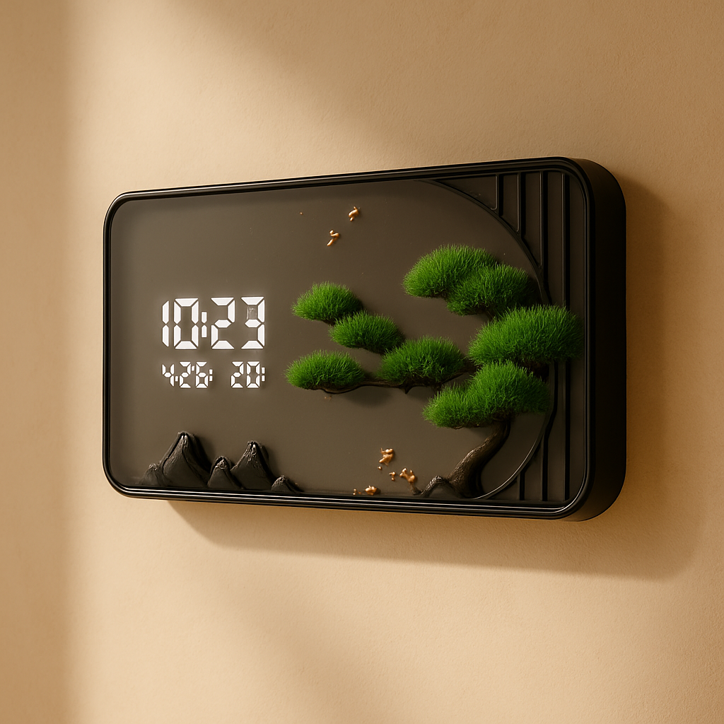 Horloge Murale Digitale Design Grand Format