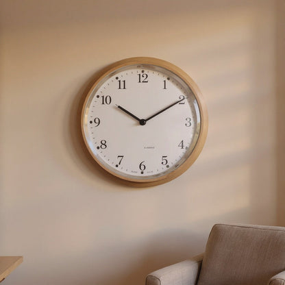 Horloge À Chiffres Romains Mouvement Quartz Argenté 37 mm