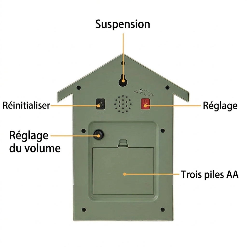 Horloge Coucou Oiseau Qui Sort