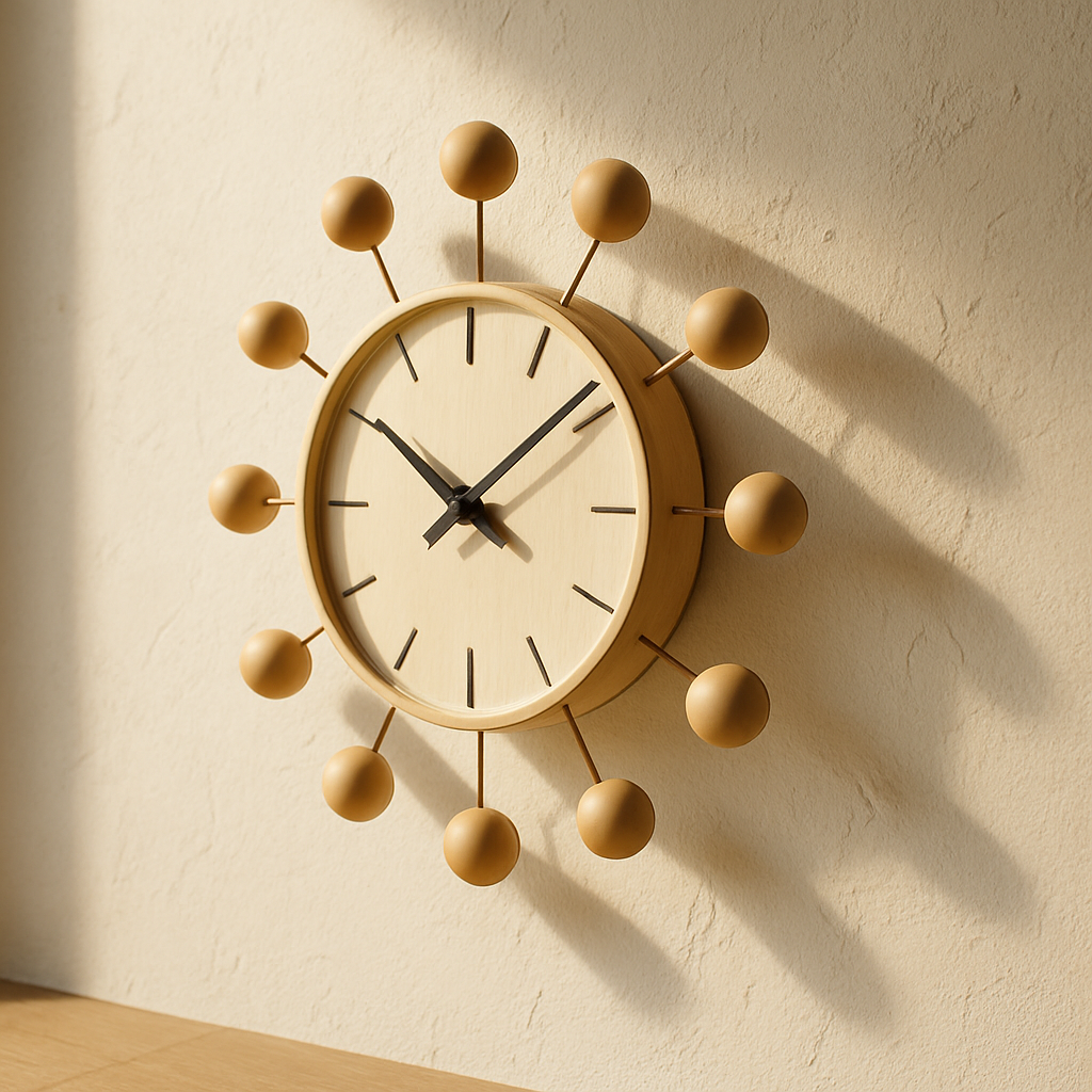 Horloge Murale Scandinave Nelson Design