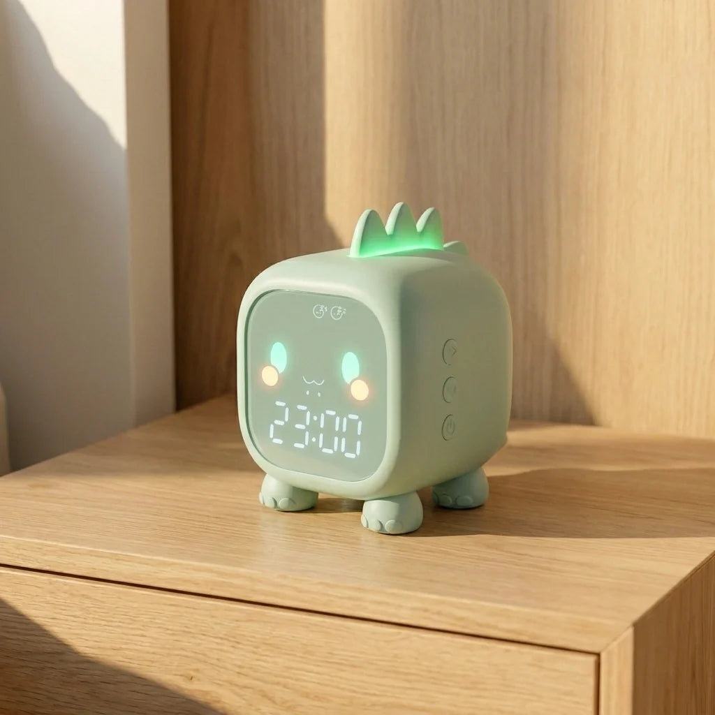 Horloge Enfant Rhinocéros coloré